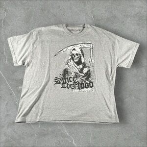 Vintage Since‎ The Flood Shirt Mens 2XL Grey Y2K Hardcore Metal Band Tee Rare